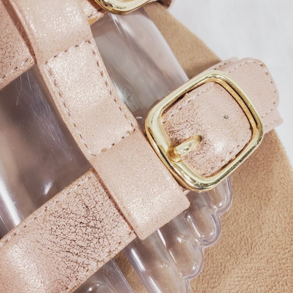 Vionic Misa Rose Gold Slides Sandals 9 Wide 9W - Picture 3 of 6